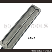 Load image into Gallery viewer, 10" Melting Ingot Iron Trough With Double-sided Acuan Tuang Emas Perak Multiple Grooves Gold Bar Metal Jewellery Casting