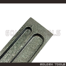 Load image into Gallery viewer, 10.5" Melting Ingot Iron Trough Double-sided Acuan Tuang Emas Perak Multiple Grooves Gold Bar Metal Jewellery Casting