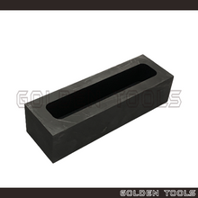 Load image into Gallery viewer, 1 Kg / 2 Kg Graphite Ingot Mould Acuan Tuang Emas Perak Crucible Metal Casting for Gold Bar Mould Melting Refining