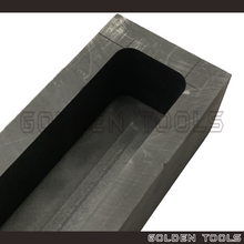 Load image into Gallery viewer, 1 Kg / 2 Kg Graphite Ingot Mould Acuan Tuang Emas Perak Crucible Metal Casting for Gold Bar Mould Melting Refining