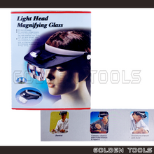 Load image into Gallery viewer, Head-Banded Binocular Magnifier With 4 Magnification Power Lens 1.2X, 1.8X, 2.5X, 3.5X Jewellery Casting Tools Watch