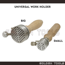 Load image into Gallery viewer, Universal Work Holder Peg Clamp With Pins Jewellery Tools Hand Held Vise Vice Holding Tools Engravering Stone Setting