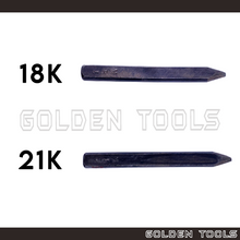 Load image into Gallery viewer, 18K 21K Straight Marking Punch 0.7mm For Gold Karat Silver Karat Metal Karat Jewellery Stamping Jewellery Marking Tools
