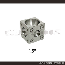Load image into Gallery viewer, Square Steel Dapping Block Dapping Dies Shaping Tools Jewellery Casting Tools Metal Casting Tools