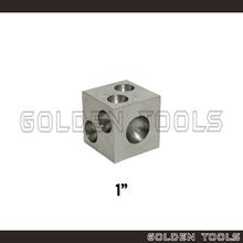 Load image into Gallery viewer, Square Steel Dapping Block Dapping Dies Shaping Tools Jewellery Casting Tools Metal Casting Tools