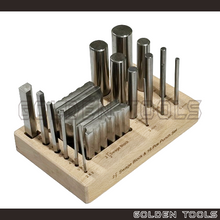 Load image into Gallery viewer, Swage Block & Steel Punch Set Block Handicraft Art DIY Jewellery Making Shaping Tools
