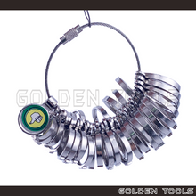 Load image into Gallery viewer, Stainless Steel Ring Sizer Pengukur Saiz Jari HK Size Standard No.1-33 Loop Ring Measuring Jewellery Tools