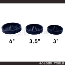 Load image into Gallery viewer, 3" 3.5" 4" Rubber Sprue Base Rubber Base With Round Nose Jewellery Lost Wax Casting Flask Investment Jewellery Casting