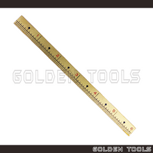 Load image into Gallery viewer, 220mm Brass Chinese Ruler With Chinese Unit of Measurement tsun / cun (寸) Jewellery Measuring Tools Precision Tools