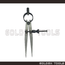 Load image into Gallery viewer, 3'' Spring Divider Jewellery Making Use Cross Compass Measuring Precision Rotating Tools Leather Craft