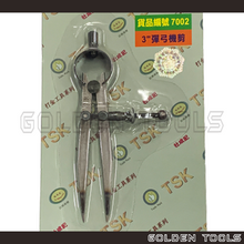 Load image into Gallery viewer, TSK 3'' Stainless Steel Spring Divider Cross Divider Compass Measuring Precision Tools Rotating Tools Leather Craft
