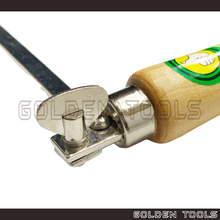 Load image into Gallery viewer, 150mm x 125mm Saw Bow Frame With Wooden Handle Mata Gergaji Jewellery Cutting Tools Dental Tools Hand Tools