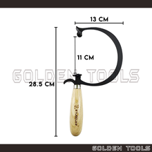 Load image into Gallery viewer, Curved Saw Bow Frame With Wooden Handle Mata Gergaji Jewellery Cutting Tools Dental Tools Hand Tools