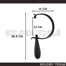Load image into Gallery viewer, Black Curved Saw Bow Frame With Wooden Handle Mata Gergaji Jewellery Cutting Tools Dental Tools Hand Tools