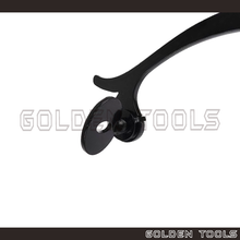 Load image into Gallery viewer, Black Curved Saw Bow Frame With Wooden Handle Mata Gergaji Jewellery Cutting Tools Dental Tools Hand Tools
