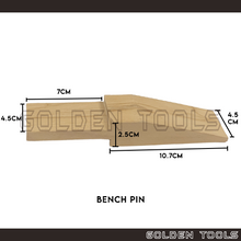 Load image into Gallery viewer, Wood Bench Pin Stopper V-Slot Bench Peg Jewellery Making Table DIY Desk Tool Art Crafting Casting Tools