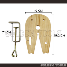 Load image into Gallery viewer, Multipurpose Bench Pin With Clamp Studio Flux Jewellery Making Table DIY Desk Tool