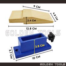 Load image into Gallery viewer, Bench Pin With Metal Holder Workbench Tools DIY Workshop Table Tools