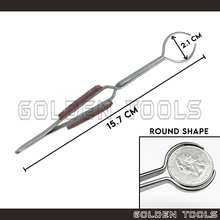 Load image into Gallery viewer, Work Holding Soldering Tweezer Oval Round Square Shape Holding Soldering DIY Art Handicraft Tools
