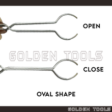 Load image into Gallery viewer, Work Holding Soldering Tweezer Oval Round Square Shape Holding Soldering DIY Art Handicraft Tools