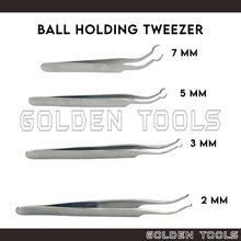 Load image into Gallery viewer, Ball Holding Tweezer 2mm - 7mm Work Holding Hobbyist DIY Art Handicraft Tools