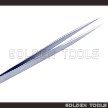 Load image into Gallery viewer, 5.5" Stainless Steel Non-magnetic Thin SS Tweezer Holding Tools Jewellery Tools Engineering Tools Hobby Watch Repair