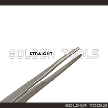 Load image into Gallery viewer, 6.5" Insulated Tweezer With Serrated Straight/Curved Tip Jewelry Precision Holding Tools Anti Heat Conductivity