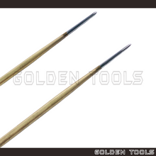 Load image into Gallery viewer, YCW Premium Hardened Steel Burnisher Round Triangle With Brass Handle Wax Clay PMC Work Jewellery Casting Polishing Tool