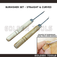 Load image into Gallery viewer, Burnisher Curved Burnisher Straight Polish Etching Carving Clay Pottery Modelling Sculpting DIY Crafting Cincin Batu