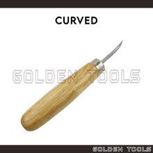 Load image into Gallery viewer, Burnisher Straight Curved Polish Etching Carving Modelling Sculpting DIY Leather Wood Crafting Cincin Batu