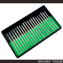 Load image into Gallery viewer, 20 Pcs Diamond Burs With 2.35mm Shank Swiss Burs Drill High Speed Handpiece Dental Tool Jewellery