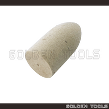 Load image into Gallery viewer, 15mm / 16mm / 20mm / 25mm Unmounted Solid White Felt Cone Bob Jewellery Polishing Buff Dental Metal Polishing Tools