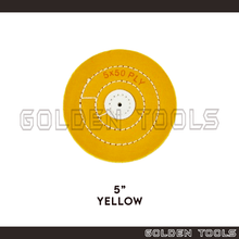 Load image into Gallery viewer, 50 Ply Stitched / Unstitched Disk Cloth Polishing Buff Wheel Leather Center Jewellery Polishing Metal Polishing Tools