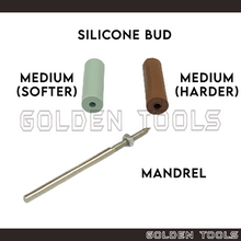 Load image into Gallery viewer, 1/4" x 1" Cylinder Silicone Bud Silicone Point Jewellery Polishing Metal Polishing Dental Polishing Tool