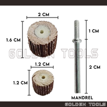 Load image into Gallery viewer, Sandpaper Flap Wheel Sanding Wheel Metal Wood Polishing Grinding Cleaning Tools
