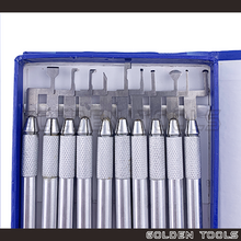 Load image into Gallery viewer, 10 Pcs Scraper Knives Set Art Crafting Jewellery Wax Scraping Tools Casting Tools Lost Wax Casting Investment Casting