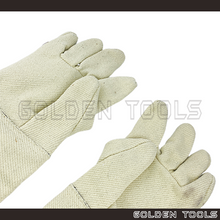 Load image into Gallery viewer, 20" Kevlar Gloves Asbestos Gloves High Temperature Heat Resistance Gold Melting Furnace Metal Laboratory Jewellery