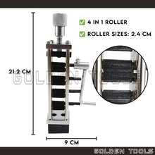 Load image into Gallery viewer, Manual Zig Zag Metal Fromer Soft Metal Sheet Shaping Rolling Mill Tool