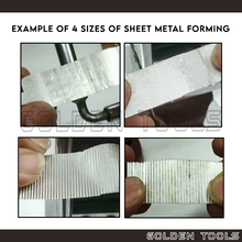 Load image into Gallery viewer, Manual Zig Zag Metal Fromer Soft Metal Sheet Shaping Rolling Mill Tool