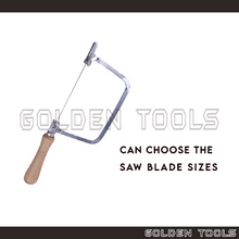 Load image into Gallery viewer, 85mm x 130mm Saw Bow Saw Frame With Wooden Handle Mata Gergaji Jewellery Tools Cutting Tools Dental Tools Hand Tools