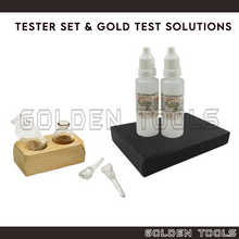 Load image into Gallery viewer, Acid Bottle & THICK Touchstone Gold Test Stone Batu Uji Emas Test Kit Set