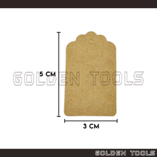 Load image into Gallery viewer, Kraft Paper Product Tag Baking Tag Clothing Tag Gift Tag Thank You Card Wedding Doorgift Tag Bazaar Tanda Harga