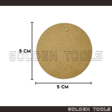 Load image into Gallery viewer, Round Kraft Paper Product Tag Baking Tag Clothing Tag Gift Tag Thank You Card Wedding Doorgift Tag Bazaar Tanda Harga