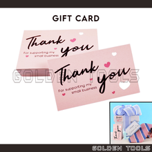 Load image into Gallery viewer, Thank You Card Business Use Handmade Gift Decoration Card Appreciation Card