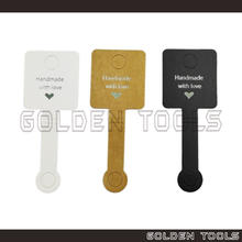Load image into Gallery viewer, Display Hair Rubber band Scrunchies Bracelet Ring Holder Hang Hanging Paper Tag Accessories Display Bazaar Tanda Harga