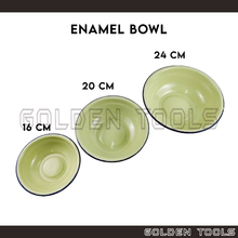 Load image into Gallery viewer, Vintage Enamel Bowl Basin Mangkuk Ayan
