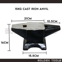 Load image into Gallery viewer, 10kg / 15kg / 20kg Cast Iron Anvil for Heavy Duty Use Industrial Use

