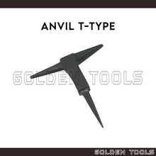 Load image into Gallery viewer, 3.25" T-Type Anvil Metal Forming Flattening Conical Rectangle Work Craft Jewellery Hand Tools

