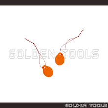 Load image into Gallery viewer, Oval Jewellery Price Tag White Red Orange Green Pink Tag Emas Label Display Tag Label Tanda Harga
