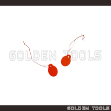 Load image into Gallery viewer, Oval Jewellery Price Tag White Red Orange Green Pink Tag Emas Label Display Tag Label Tanda Harga
